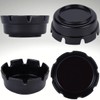 Black Plastic Ashtray Bakelite Plastic Notched Ashtray | 4 ¼”