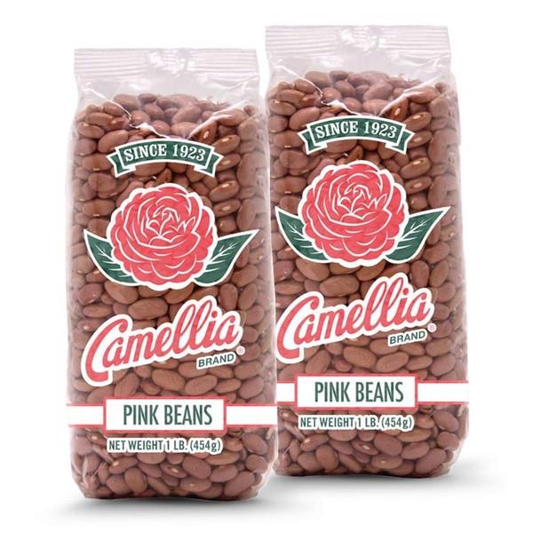 Camellia Brand Dried Pink Beans, 1 Pound (Pack of 2)