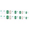 24 Pcs St. Patrick's Day Square Press on Nails Short