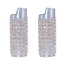 Bling Silver Lighter Case Cover Sleeve with Crystal Rhinestones LS2
