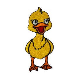 Duckling patch, Cute Duck Patch, animal patch, Baby Duck patch, Cartoon patch, Kids rhymes Patch Embroidered Iron on Sew on Patch Badge for Clothes etc. 8x3.5cm
