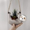 Sloth Hanging Planter Hanging Flowerpot Succulent Pots Animal Plant Planters