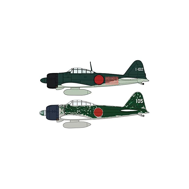 Hasegawa 02437 1/72 Japanese Army Mitsubishi A6M2b/A6M3 Zero Ship Fighter