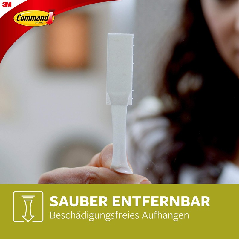 Command 17201-4PK Medium Picture Mounting Strips M, White