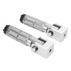 2Pcs Motorcycle Foldable Foot Pegs M8 Antislip Aluminium Alloy Universal