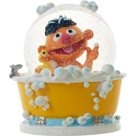 Precious Moments Sesame Street You Make Bath Time Lots of Fun Musical Snow Globe, Plays Rubber Duckie Song