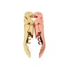 Gold & Copper Plated Corkscrew Double Hinge Waiters Wine Key/Bottle