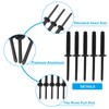 3/16" x 1" Black Tri Grip Rivets - 60 PCS