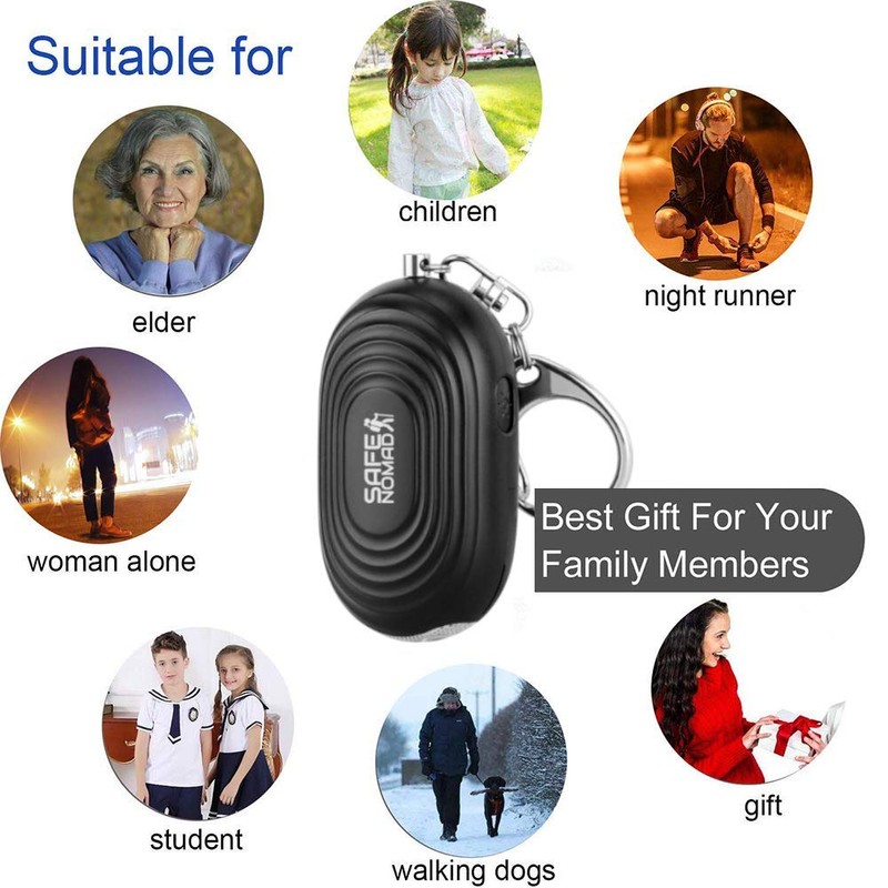 Personal Alarm for Women. Police Approved Panic/Rape Alarm with LED