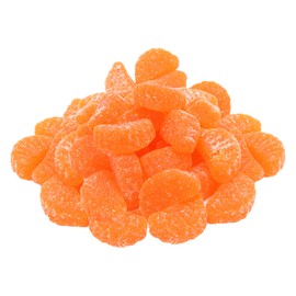 Orange Slices Gummy Candy, in Resealable Bag No Preservatives (3 Lbs)
