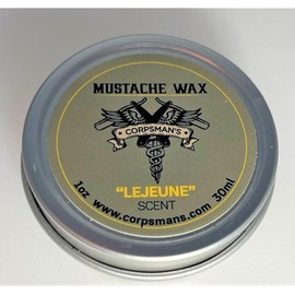 Corpsman's MUSTACHE WAX | Beeswax-based | Four Different Scents | 1 ounce (Lejune)
