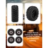 ZLXHDL RC Car Tyres, Pack of 4, 12 mm Hex