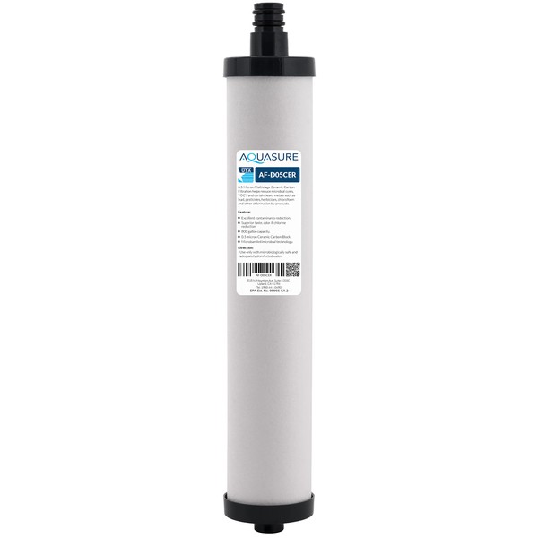 Aquasure Dash Series 0.5 Micron Micro-Ceramic Carbon Block Filter