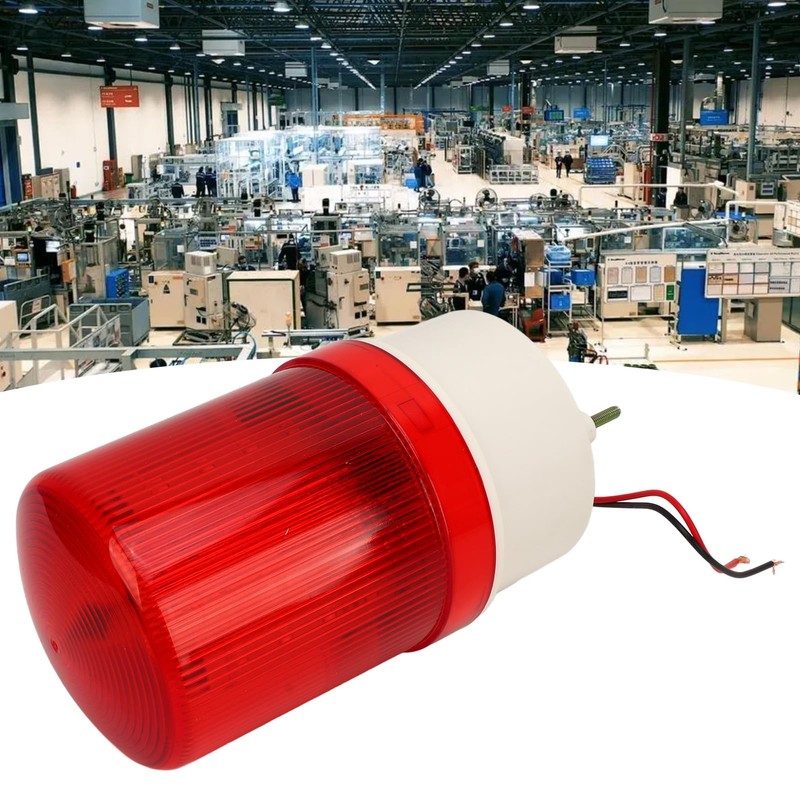 Tyenaza Industrial Rotating LED Flash Warning Light, 10 W Electric