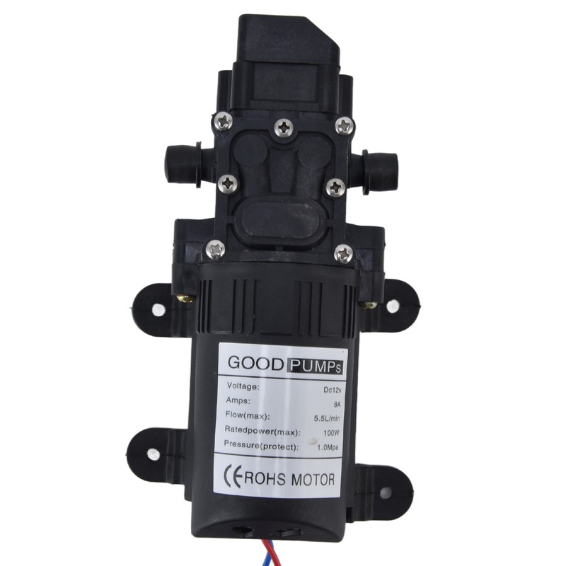 Electric Diaphragm Pump High Pressure 1.0Mpa 5.5L/Min Intelligent Miniature Water