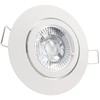 trendlights24 Premio LED Einbaustrahler 230V Weiß rund 3-Stufen dimmbar extra