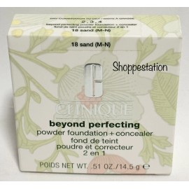 Clinique Beyond Perfecting Powder Foundation + Concealer Shade 18 SAND 14.5g