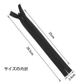 youyiful Zipper Zipper Colorful Handmade 6 Colors 1 Each Set 25cm Lace Invisible Zip Dress Pillow Closed End Zip