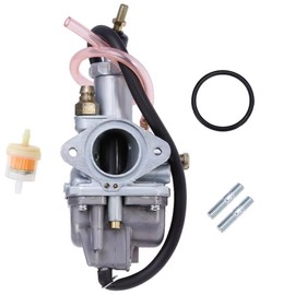 YJGZSVK Carburetor For Yamaha Tri Moto 220 225 YFM200 YTM2251983-1985 Timberwolf 250 YFB250 1992-2000 Breeze YFA125 1989-2004 Grizzly 125 YFA125 1989-2004 YFM125G 2004-2013 Replaces 4BD-14101-00-00