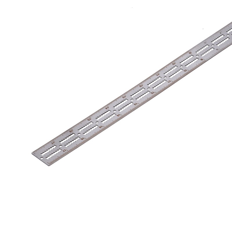 Woodworker Edge Ruler Protractor Portable Stainless Steel Angle Measuring Tool