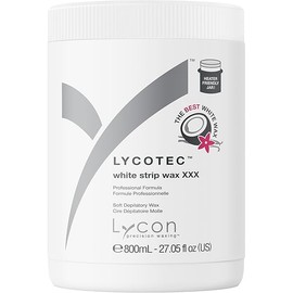Lycotec White Strip Wax for Hair Removal, Soft Wax for Fast and Precise Use Over Larger Areas, Professional-Grade Soothing Formula, Suitable for Sensitive Skin, 800ml