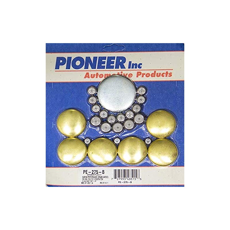Pioneer PE275B Brass Freeze Plug Kit for Big Block Chevy