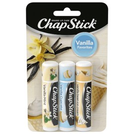 Bálsamo labial sabor vainilla favoritos, paquete de 3 de 0,15 oz                                                                                      