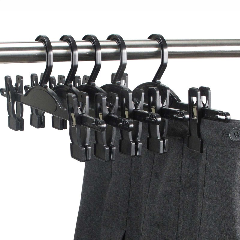 Sawafuzi Clothes Hanger Days Bottom Hanger Black 12.8 inches Wide