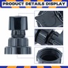 Yetaha Manifold Plastic Air Compressor Regulator Valve Knob, Compatible with
