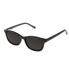 Grid Glasses 425-ASG Black Acetate Frame Full Grid