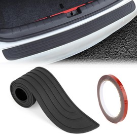 PSLER 41" x 3.55" Car Rear Bumper Protector Strip Universal Rubber Protector Anti-Scratch Car Boot Protector for Car Pickup Truck Suv Car Accessories