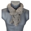 Ella Jonte Wide Men's Scarf in 3 Colours Blue Beige