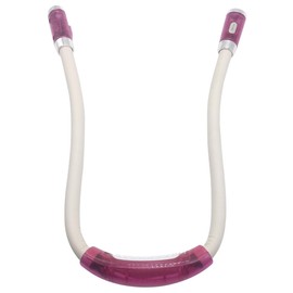 Reading Light, Retractable Neck Light, Reading Lights for Books in Bed, 2 Color&5 Brightness, Rechargeable, Long Lasting, Perfect Book Lights for Reading at Night, Knitting,Crafting,Repairing (Pink)