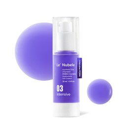 Le' Nubele Azulene Cica Allantoin PDRN Intensive Hyaluronic Gel Cream for Sensitive Skin | PDRN + Squalane + Allantoin + Panthenol | Firming, Lightweight Moisturizer, Korean Skincare | 30ml•1.01fl.oz