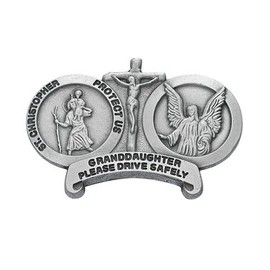 St Chris Granddaug Visor Clip
