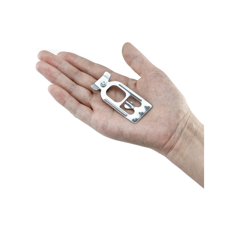 QWORK Teardrop Pallet Rack Safety Clip, 100 Pcs Universal Pallet