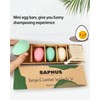 SAPHUS Egg Shampoo Bars and Conditioner Bars Gift Set, Travel