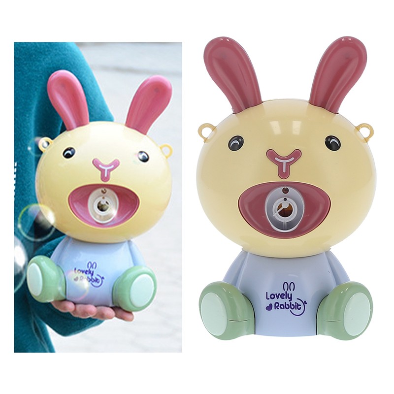 Children Cartoon Bubble Machine with Bubble Solution Automatic Bubble Blower