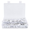175pcs Rivet Nut Set Flat Head Aluminium Nutsert Assortment with