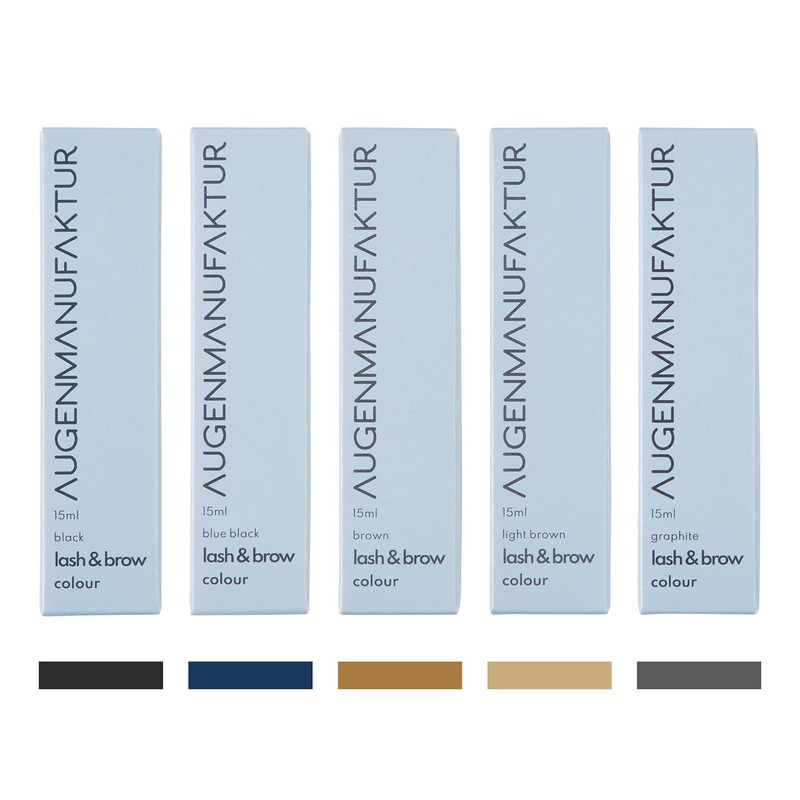 Augenmanufaktur Colour Lash & Brow Eyelashes and Eyebrows Dyeing Blue
