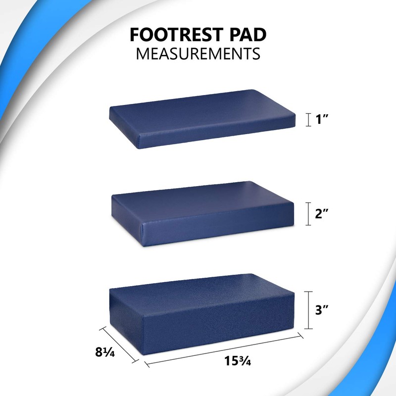 NYOrtho Wheelchair Foot-Rest Extender Elevating Pad - Leg Cushion Protector