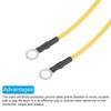 sourcing map ESD Grounding Cable Cord 15cm/5.9Inch Long,Anti-Static Ground Wire