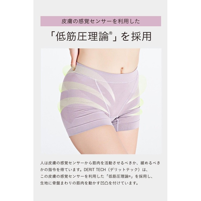 Dr.EAST Derit Tech Women's Functional Shorts, Posture, Pelvic Care, Non-Constricting,