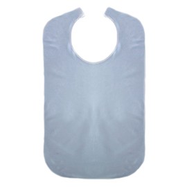 Cre9tive Bib for Adults Bib Spill Bib Eating Apron Seniors Waterproof, blue