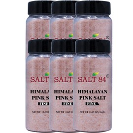 WBM Natural Himalayan Pink Salt Fine- 12pcs, 9.36 Lb