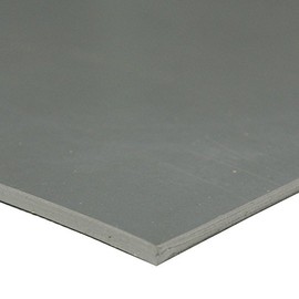 Small Parts 36-005G-062-036-012 Silicone Sheet, 50A Durometer, Smooth Finish, No Backing, 0.062" Thickness, 36" Width, 12" Length, Gray