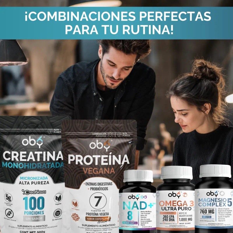Pack Creatina Monohidratada Micronizada Polvo 100 Alta Pureza Certificada Sabor