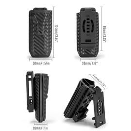 TACTICAL GEEK TX5 Torch Case for NITECORE EDC27, Torch Pouch LED Torch Holster Case for Belt Torch Cover with Rear Belt Clip Quick Access Torch Bag