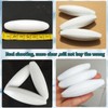 BBTC Barra Magnética de PTFE Oval, Blanco, 23mm x 70mm,