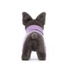 Jellycat French Bulldog Dog with Purple Sweater Stuffed Animal, 7.5